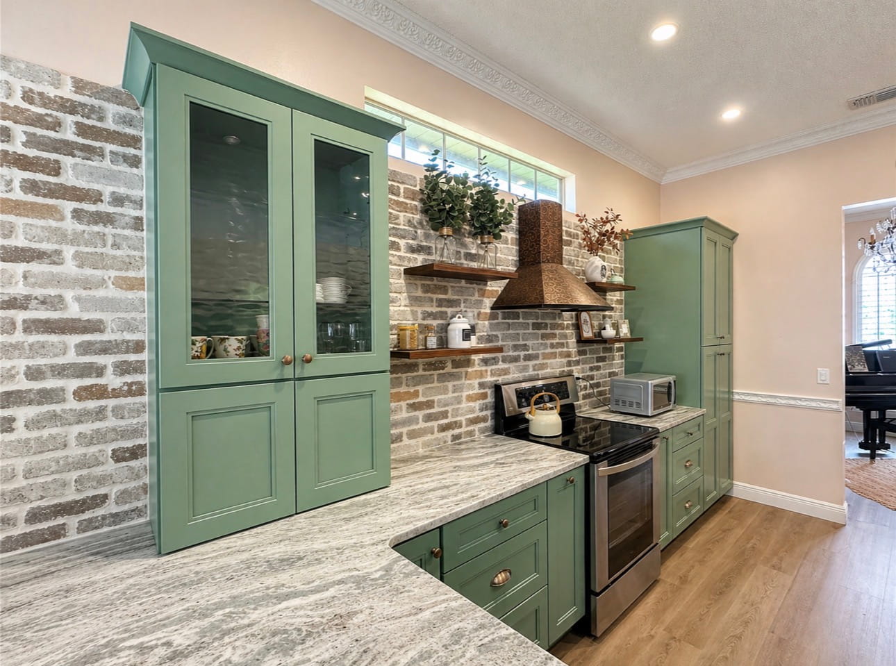 Sage Green Country Kitchen