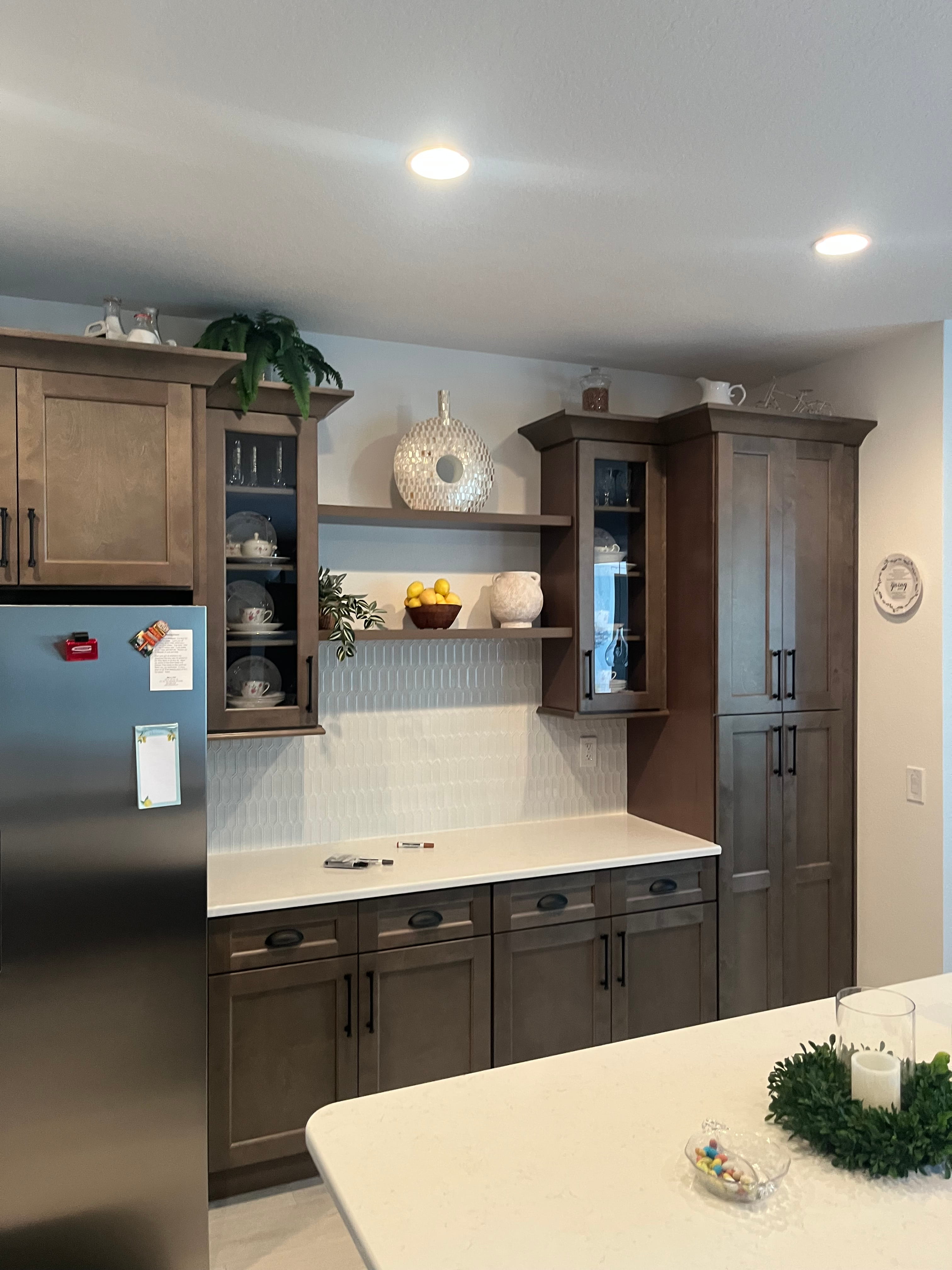Gourmet Kitchen with Wood Cabinets