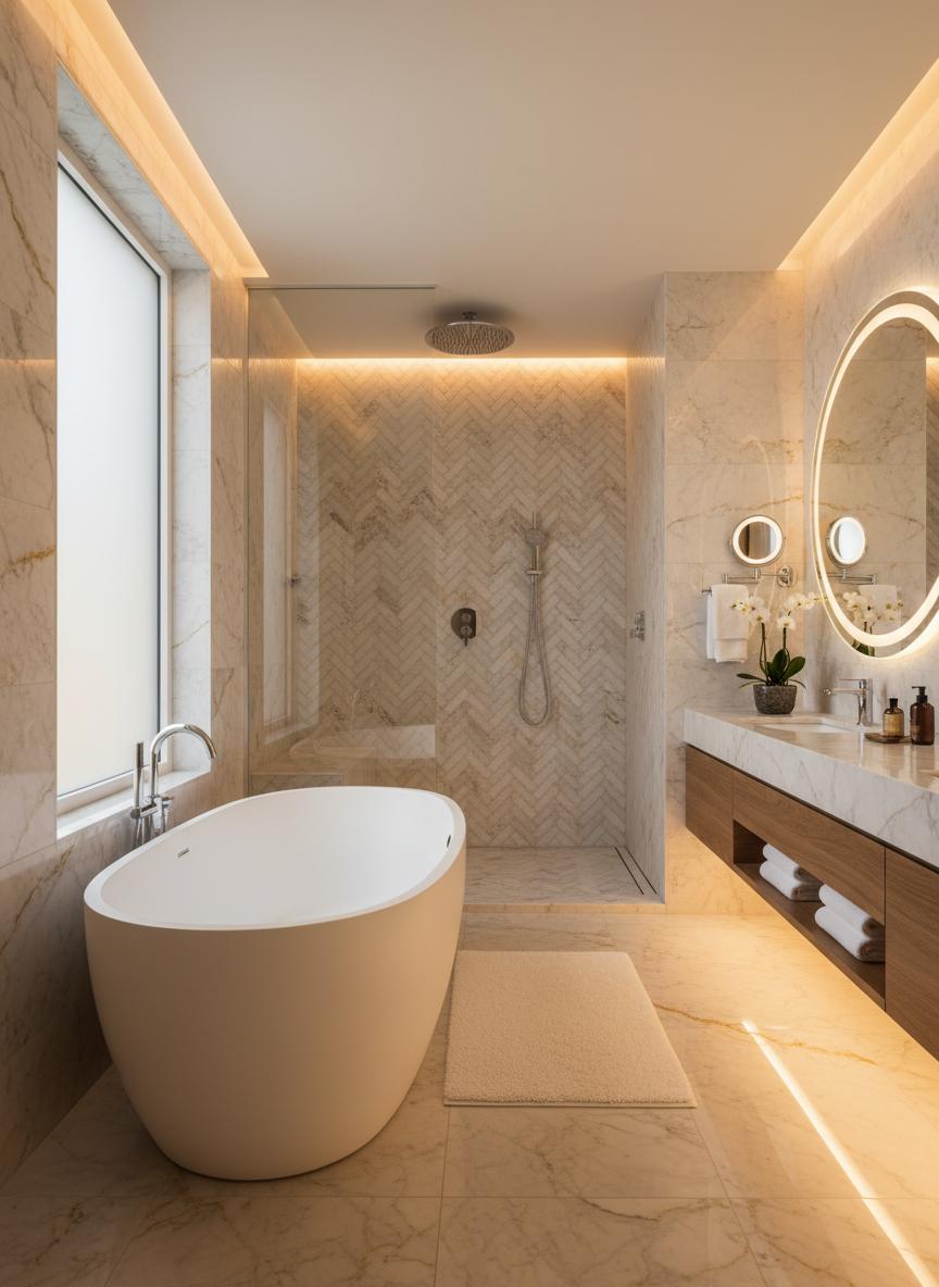 Spa-Inspired Master Bath